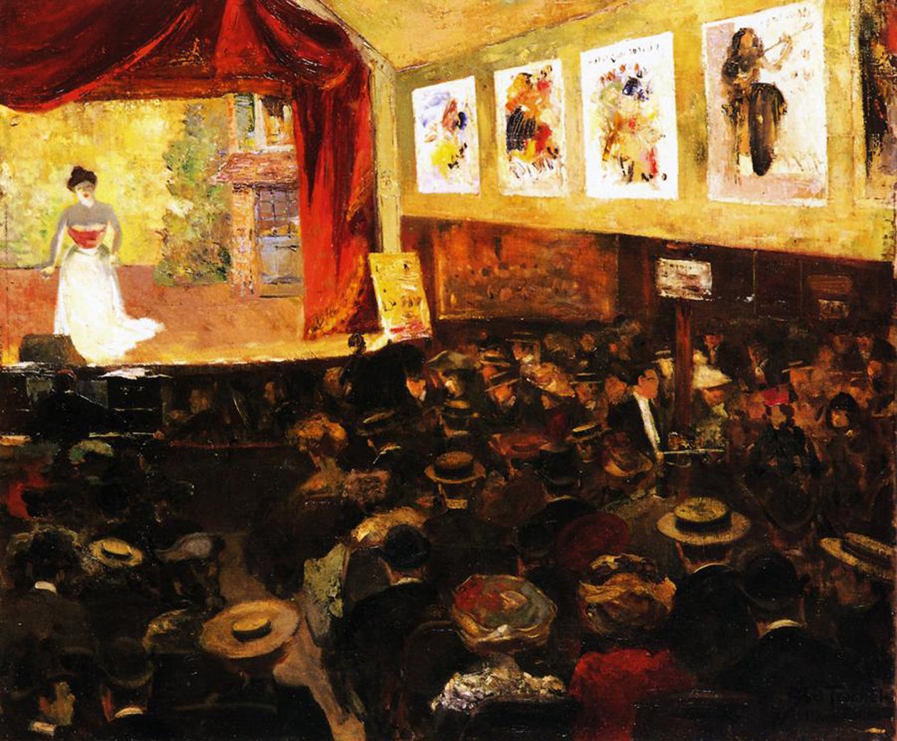O Café-Concerto, c.1904 de Abel Truchet