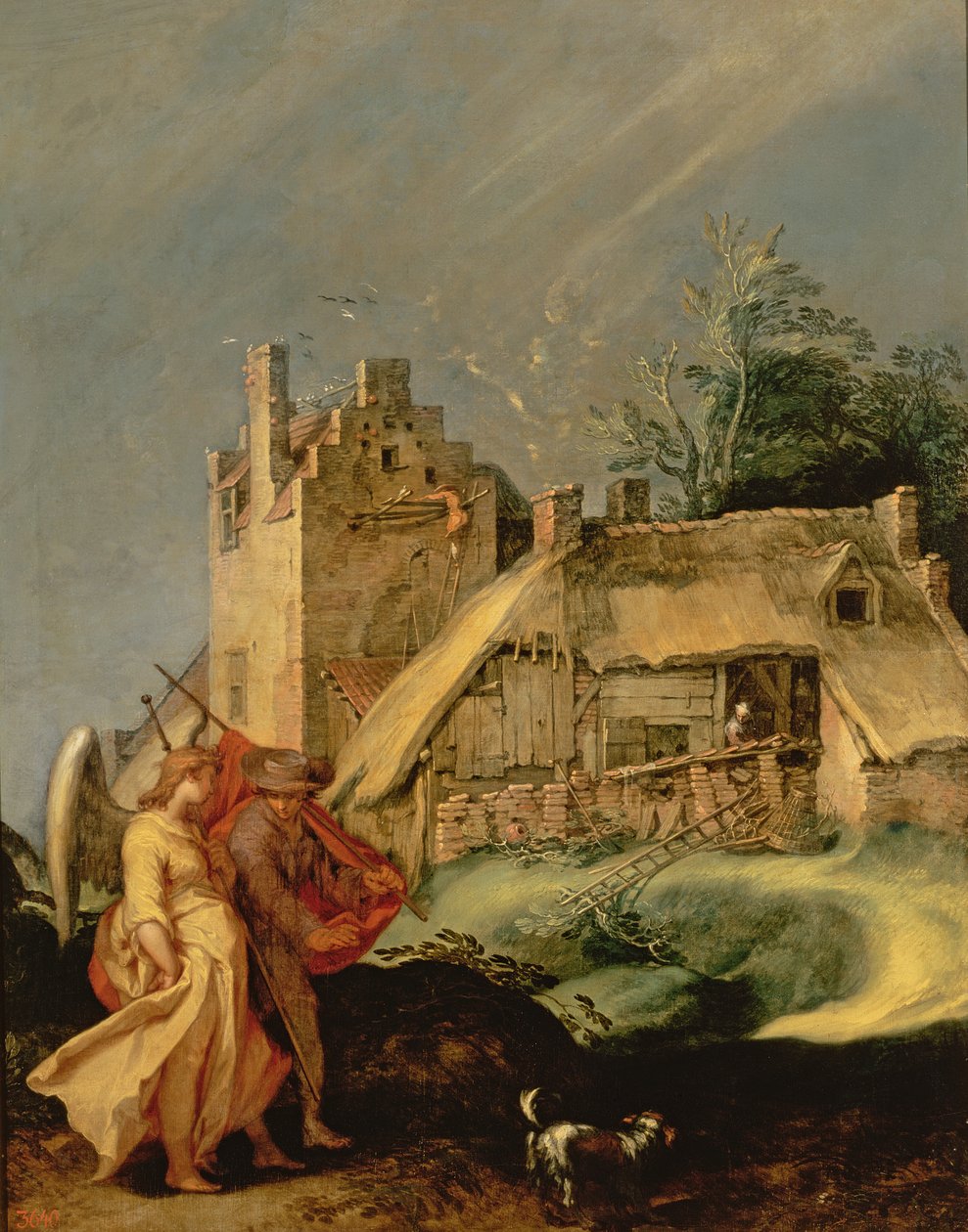 Paisagem com Tobias e o Anjo, 1610-15 de Abraham Bloemaert