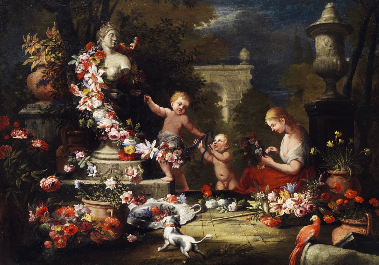 Dom flor para a deusa Vênus de Abraham Brueghel