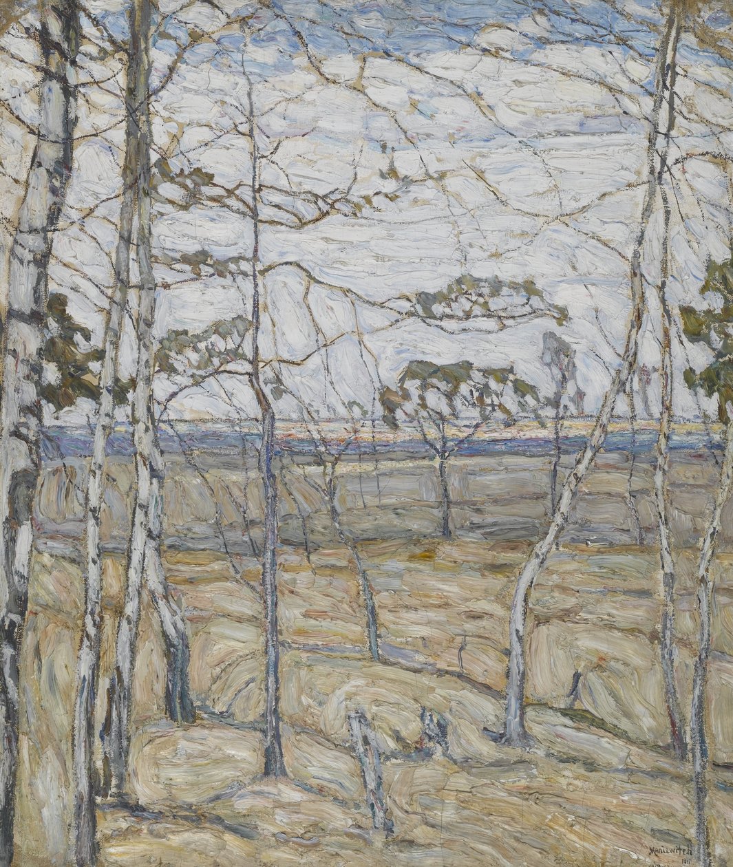 Árvores de vidoeiro de Abraham Anshelovich Manievich