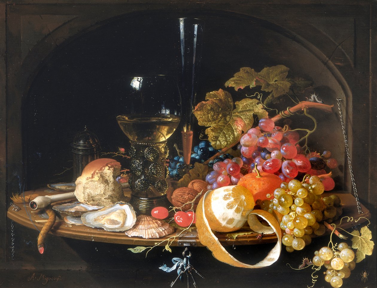 Ainda vida de Abraham Mignon