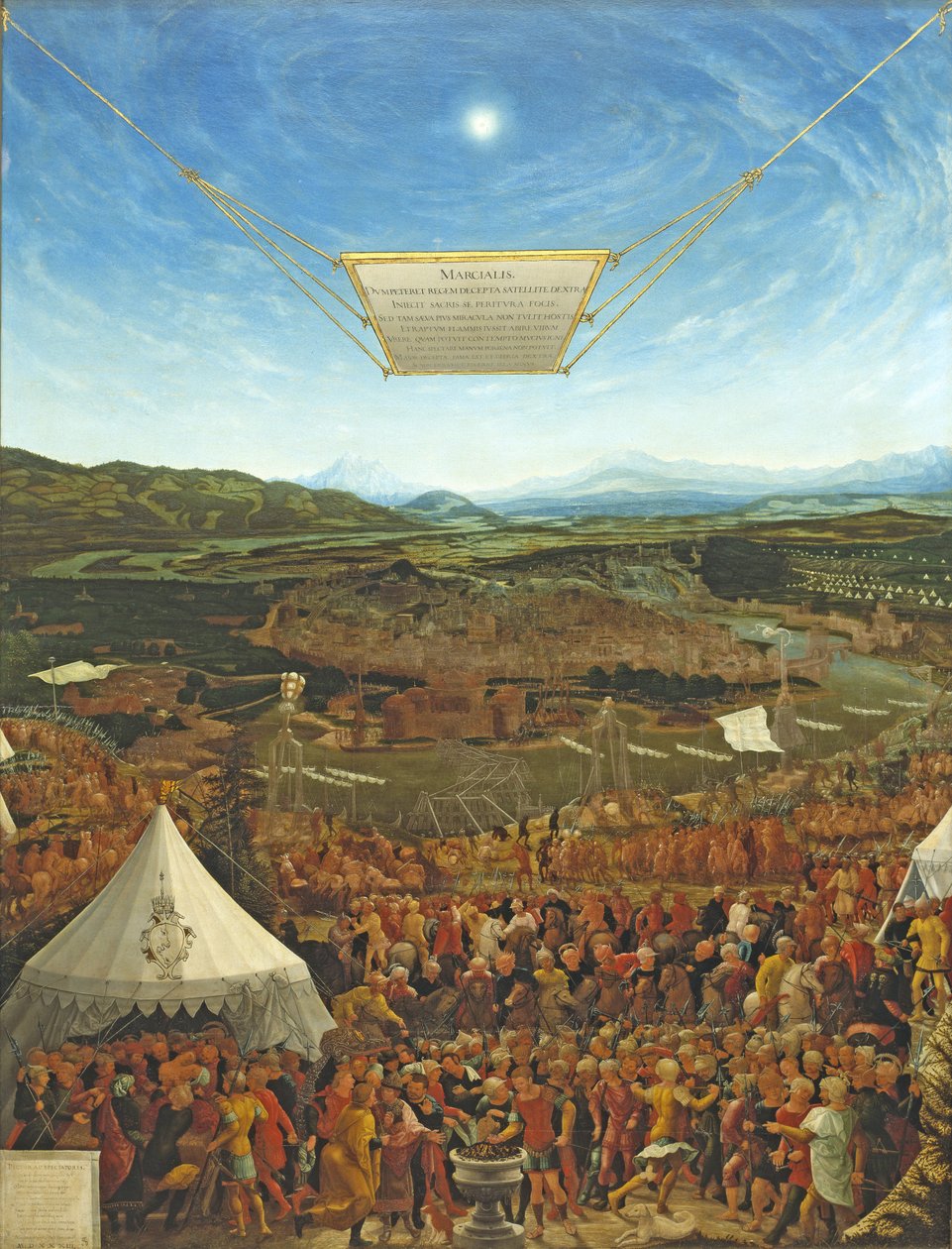 Scaevola antes Rei Porsena de 1533 de Abraham Schöpfer