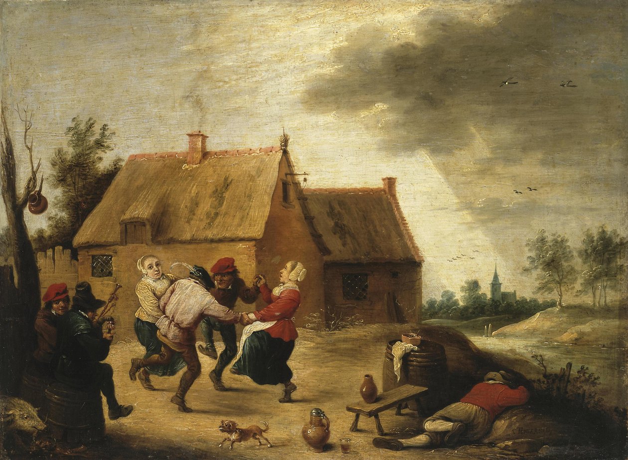 Agricultores dançantes de Abraham Teniers