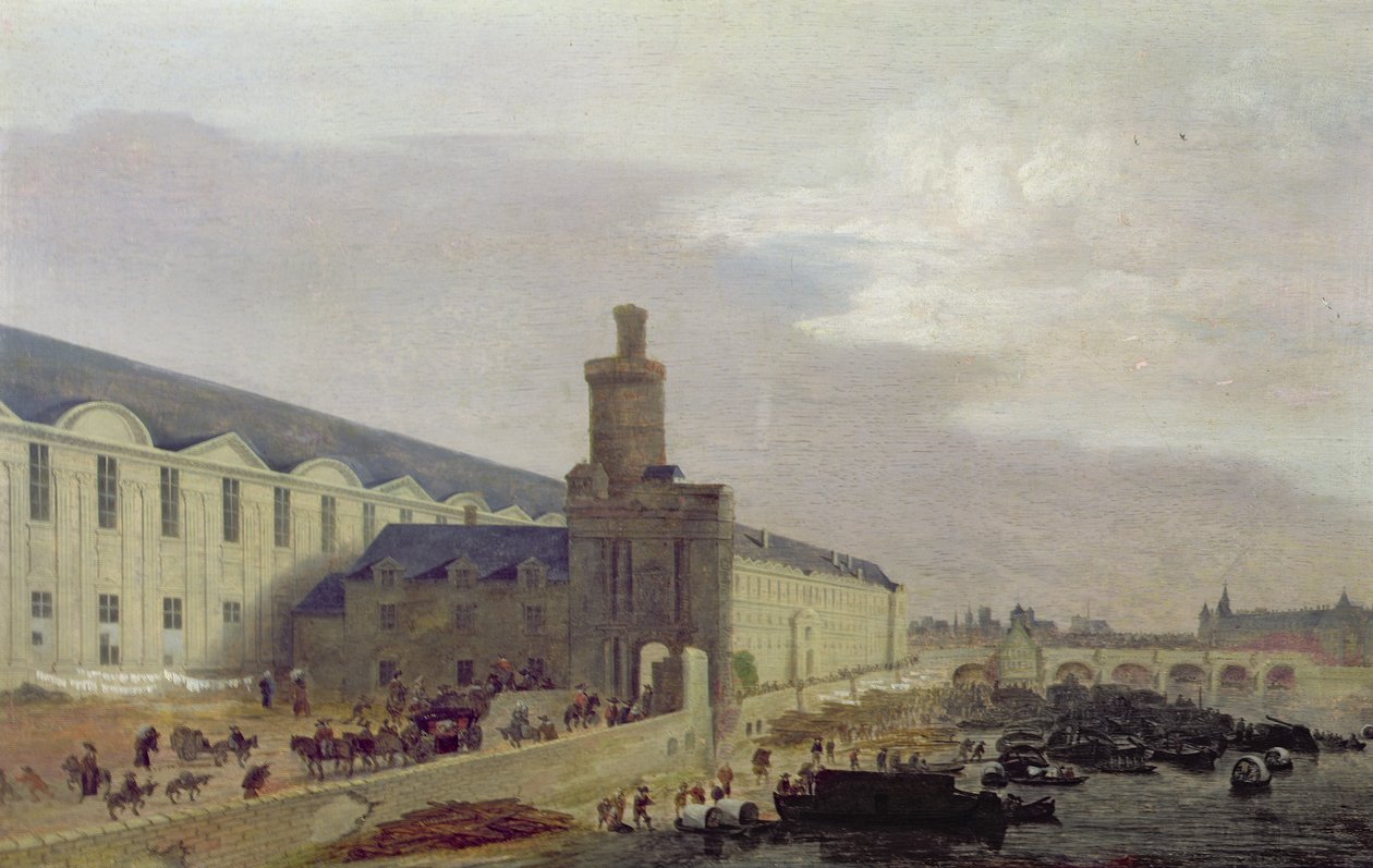 Galeria do Louvre e Porte Neuve, c.1640 de Abraham de Verwer