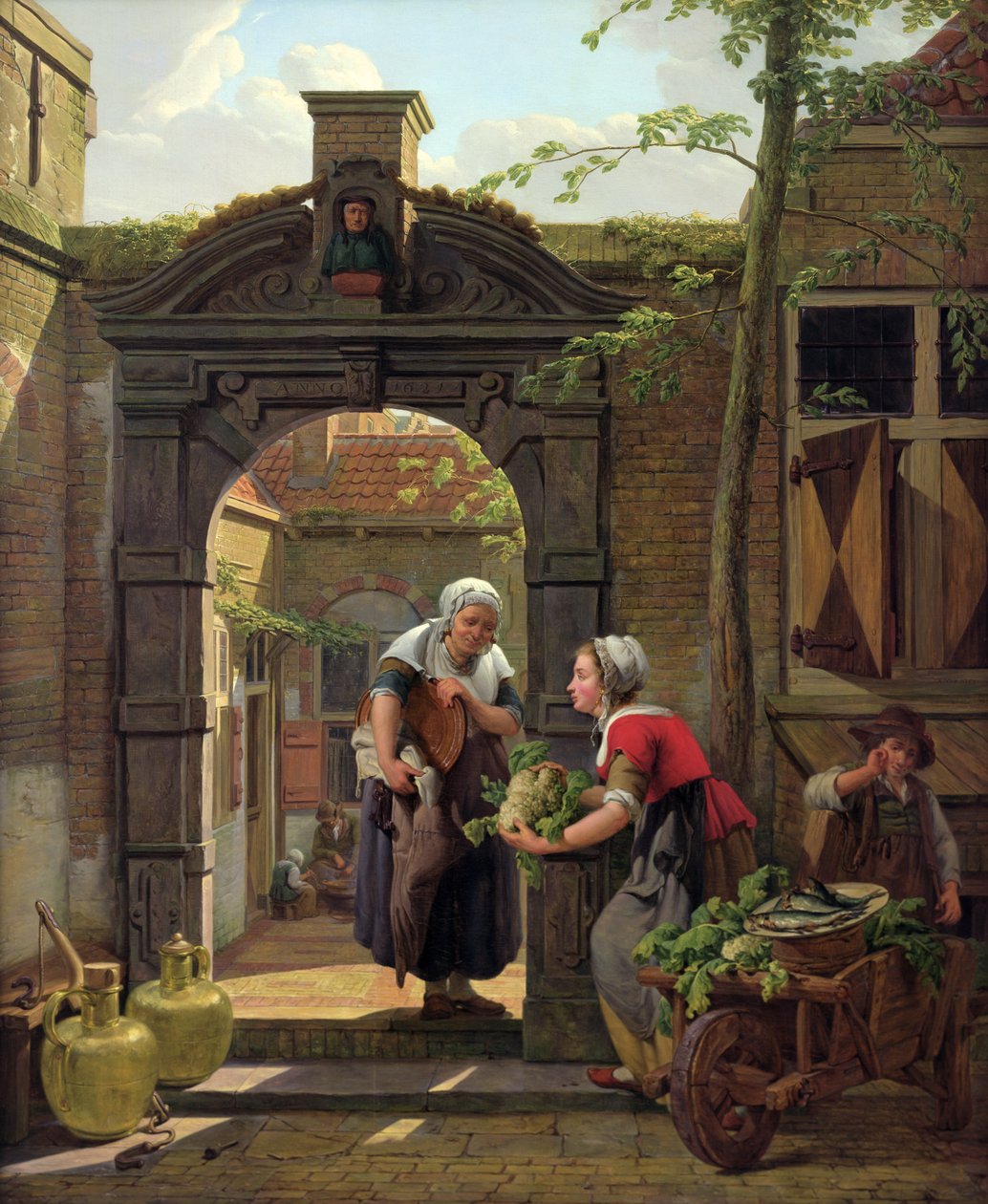 A mulher do mercado de Abraham van Strij