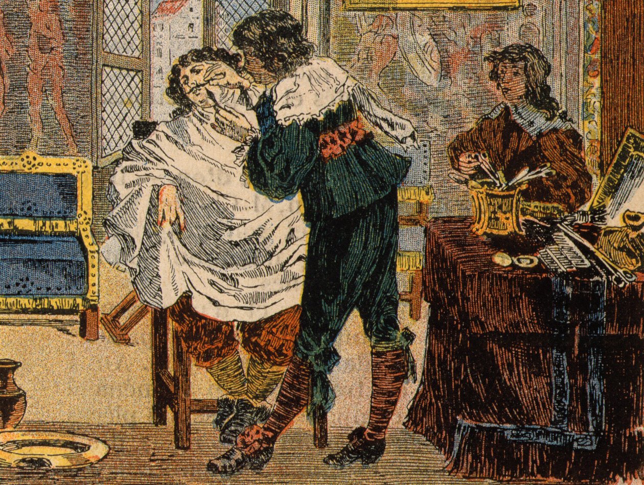Barbeiro sob Louis XIII - depois de A. Bosse de Abraham (after) Bosse