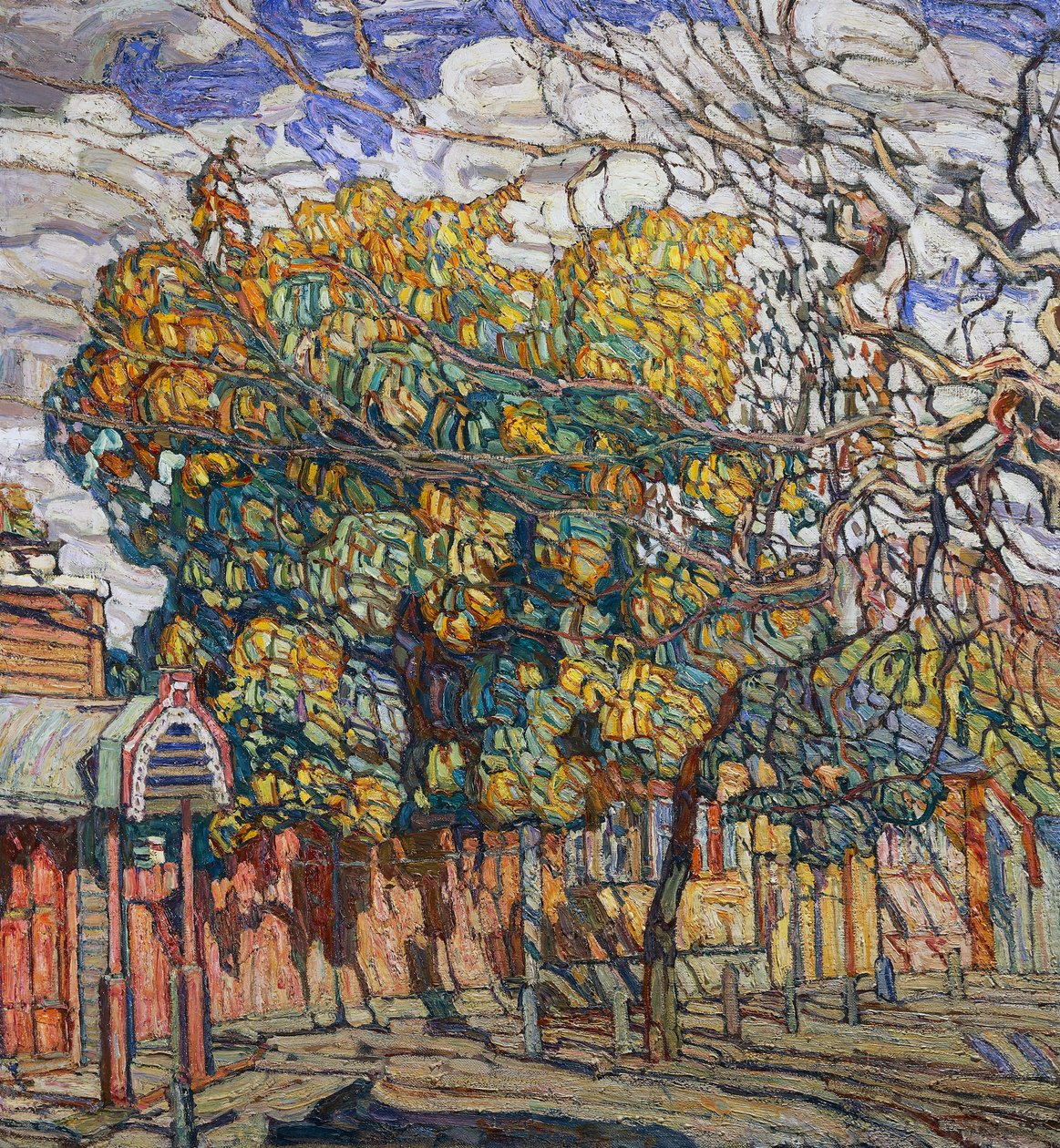 Cityscape de Abraham Anshelovich Manievich