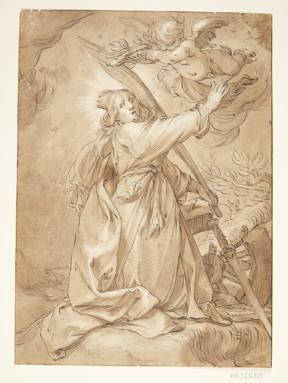 Catarina como mártir de Abraham Bloemaert