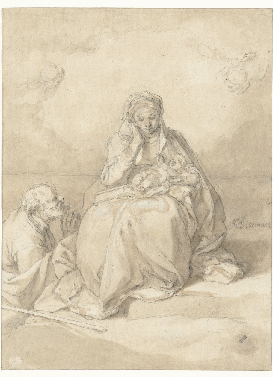 A Sagrada Família de Abraham Bloemaert