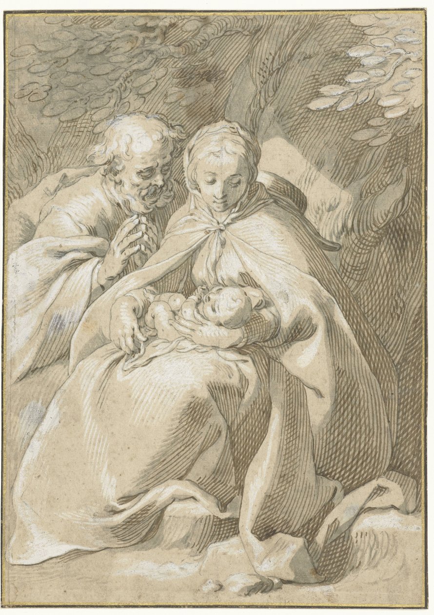 A Sagrada Família de Abraham Bloemaert