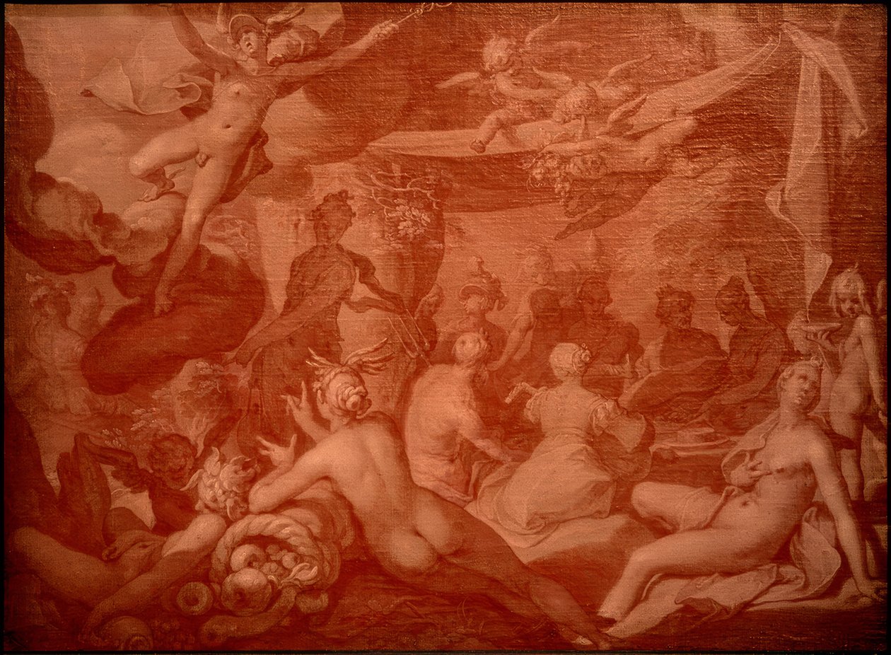 Banquete dos Deuses de Abraham Bloemaert