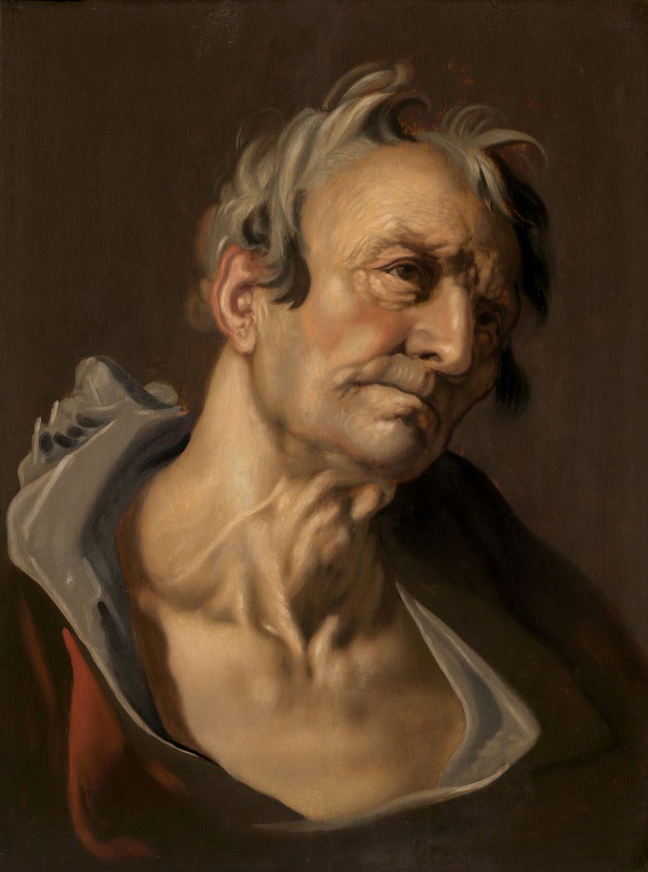 Cabeça de um velho de Abraham Bloemaert