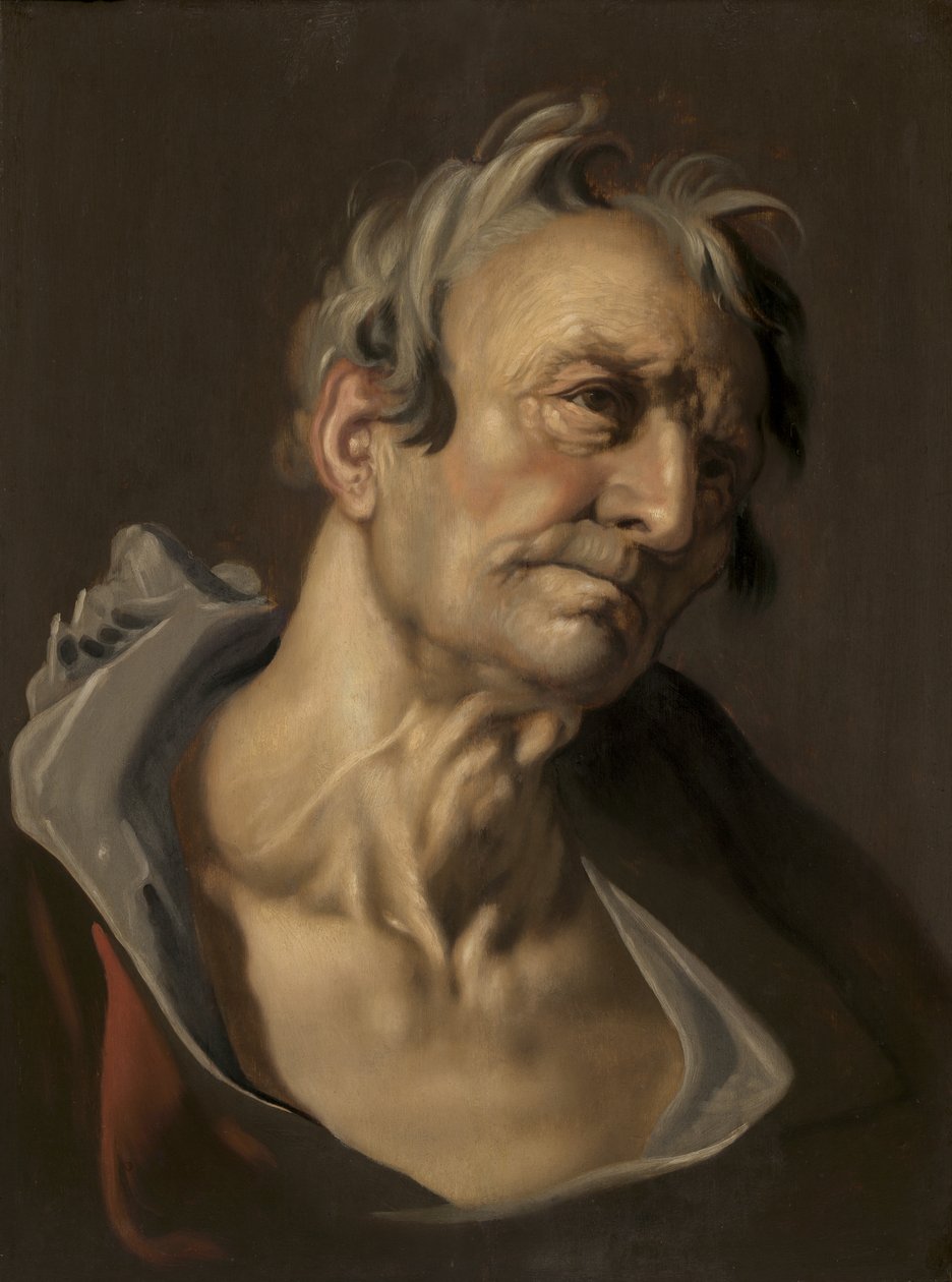 Cabeça de um homem velho de Abraham Bloemaert