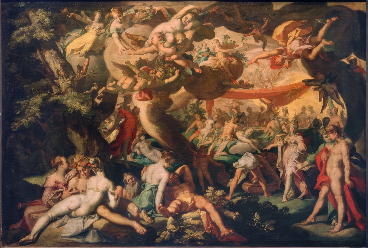 Casamento de Peleus e Thetis de Abraham Bloemaert
