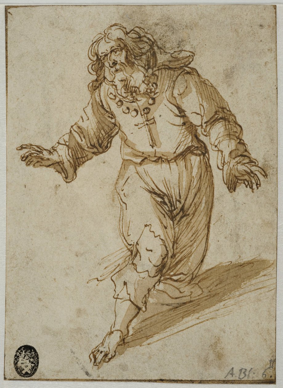 O Homem Ajoelhado de Abraham Bloemaert