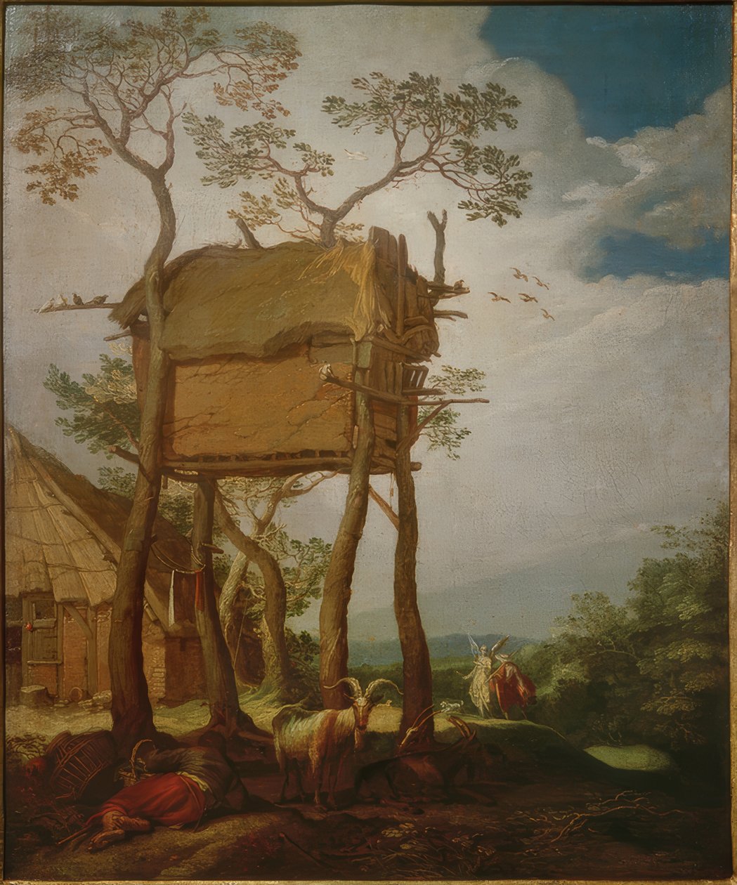 Paisagem com Tobias e o Anjo de Abraham Bloemaert