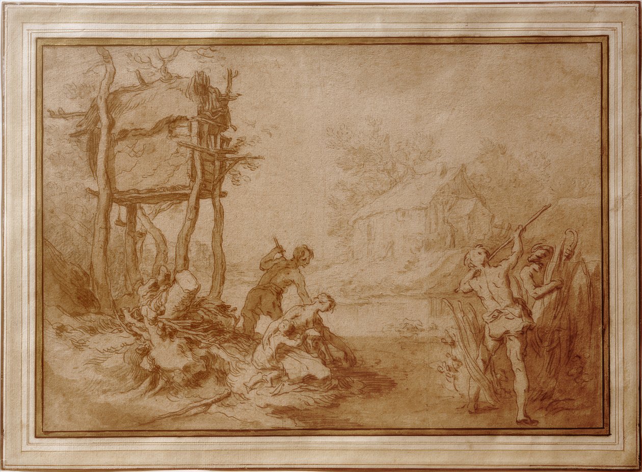 Latona e os camponeses da Lícia de Abraham Bloemaert