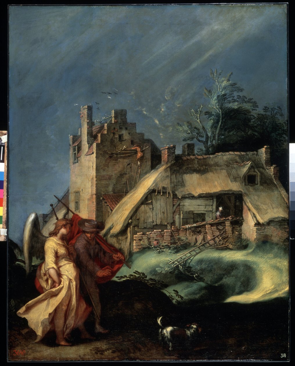"Paisagem com Tobias e o Anjo" (Landscape with Tobias and the Angel) Pintura de Abraham Bloemaert (1566-1651) 1610-1615 Dim. 139x107,5 cm Museu Hermitage, São Petersburgo (São Petersburgo) de Abraham Bloemaert