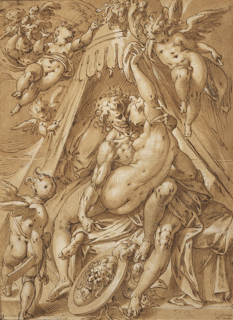 Marte e Vénus de Abraham Bloemaert