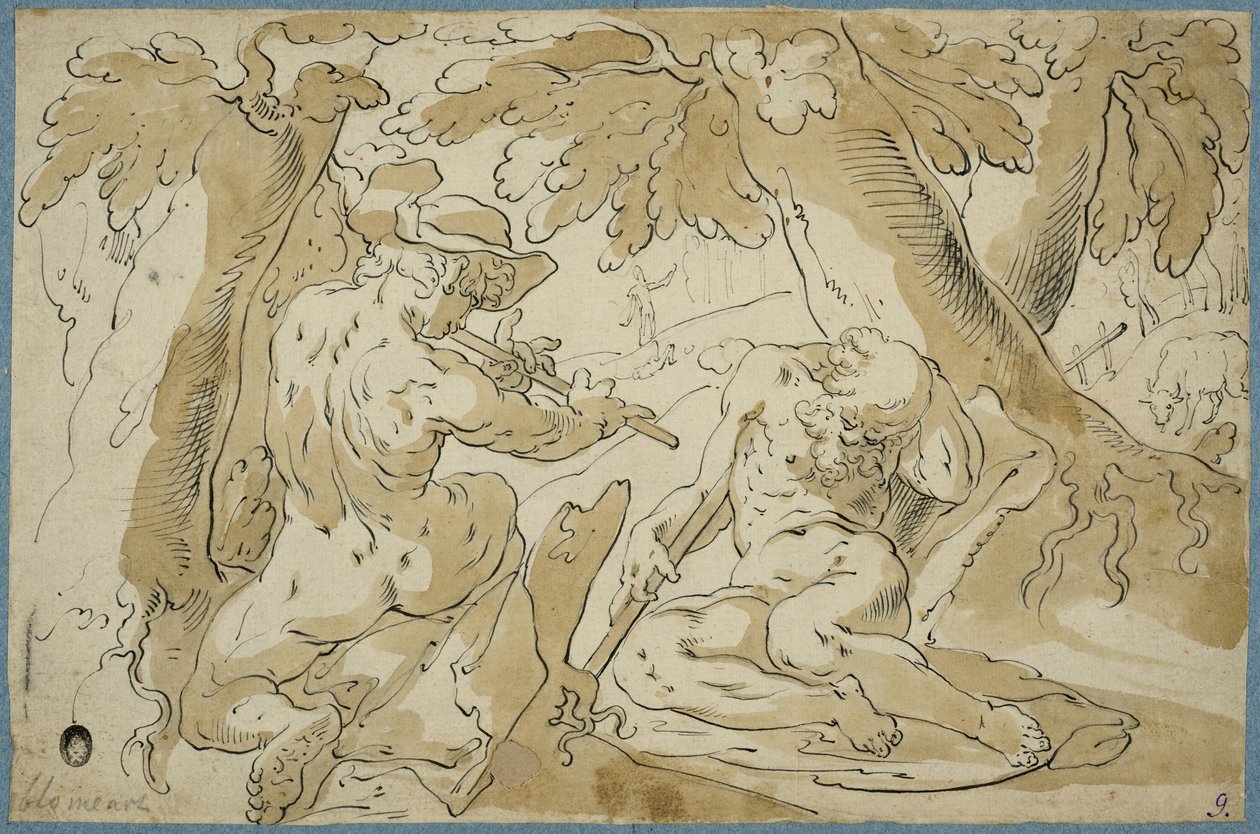 Mercúrio e Argos de Abraham Bloemaert