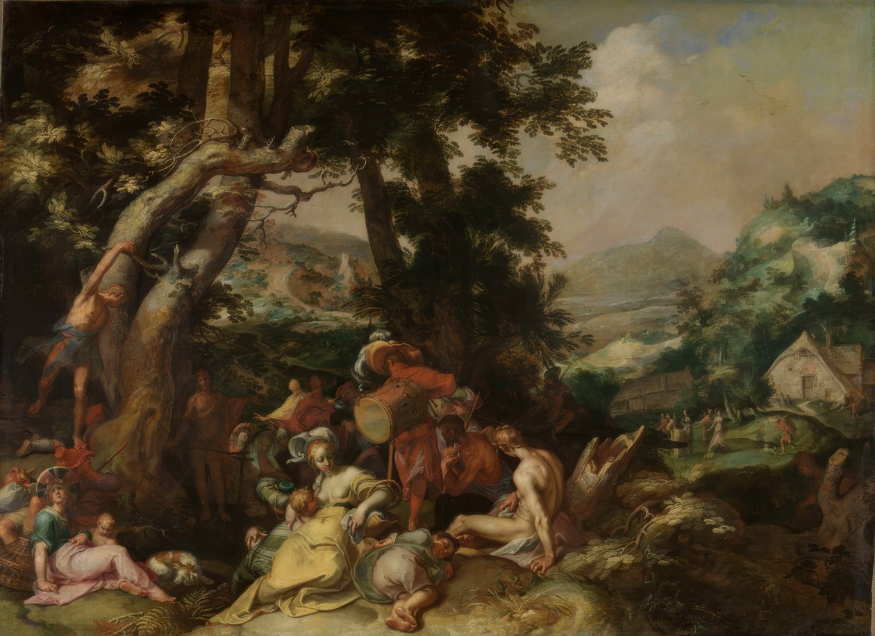 Sermão de João Batista de Abraham Bloemaert