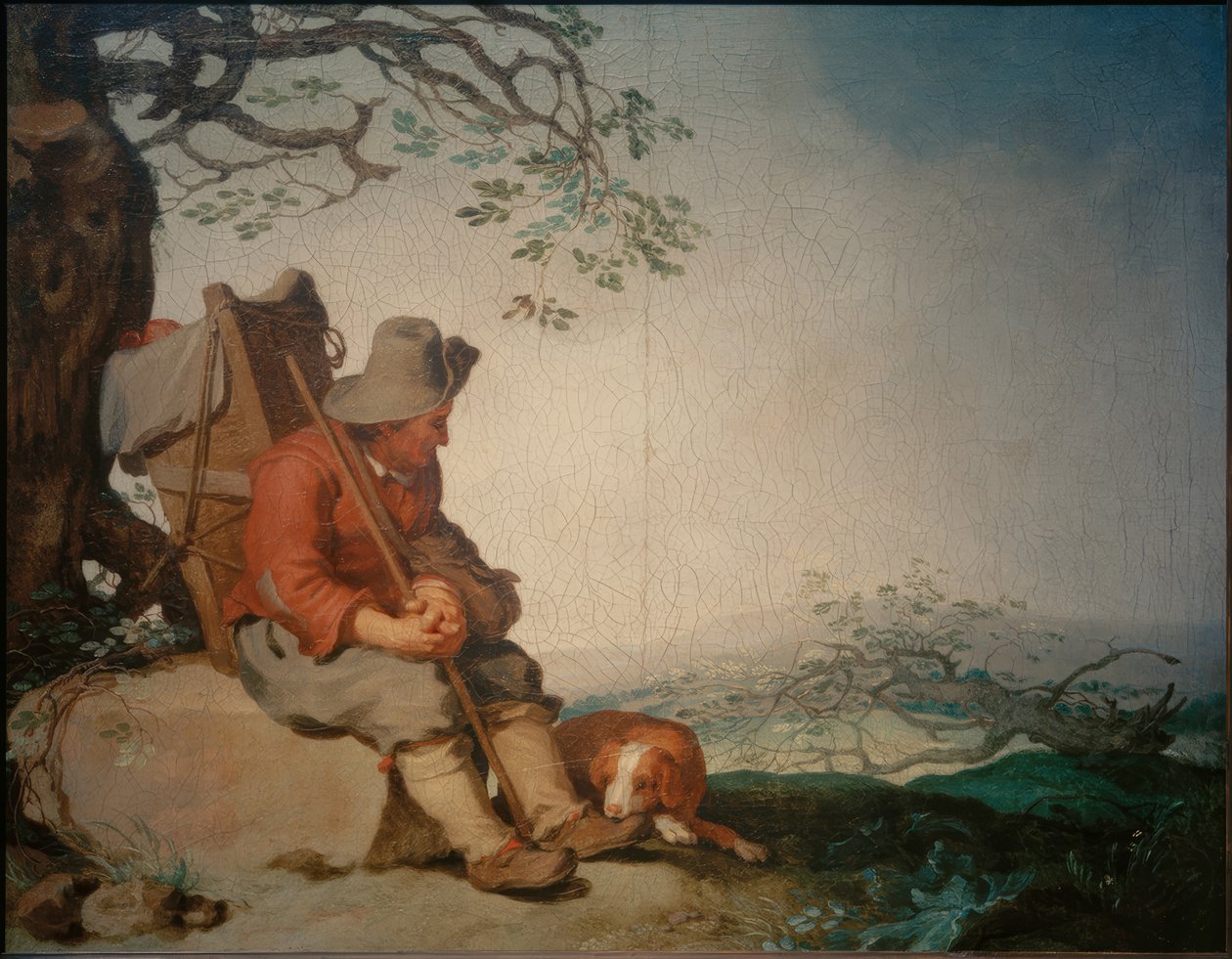 Huckster em repouso de Abraham Bloemaert