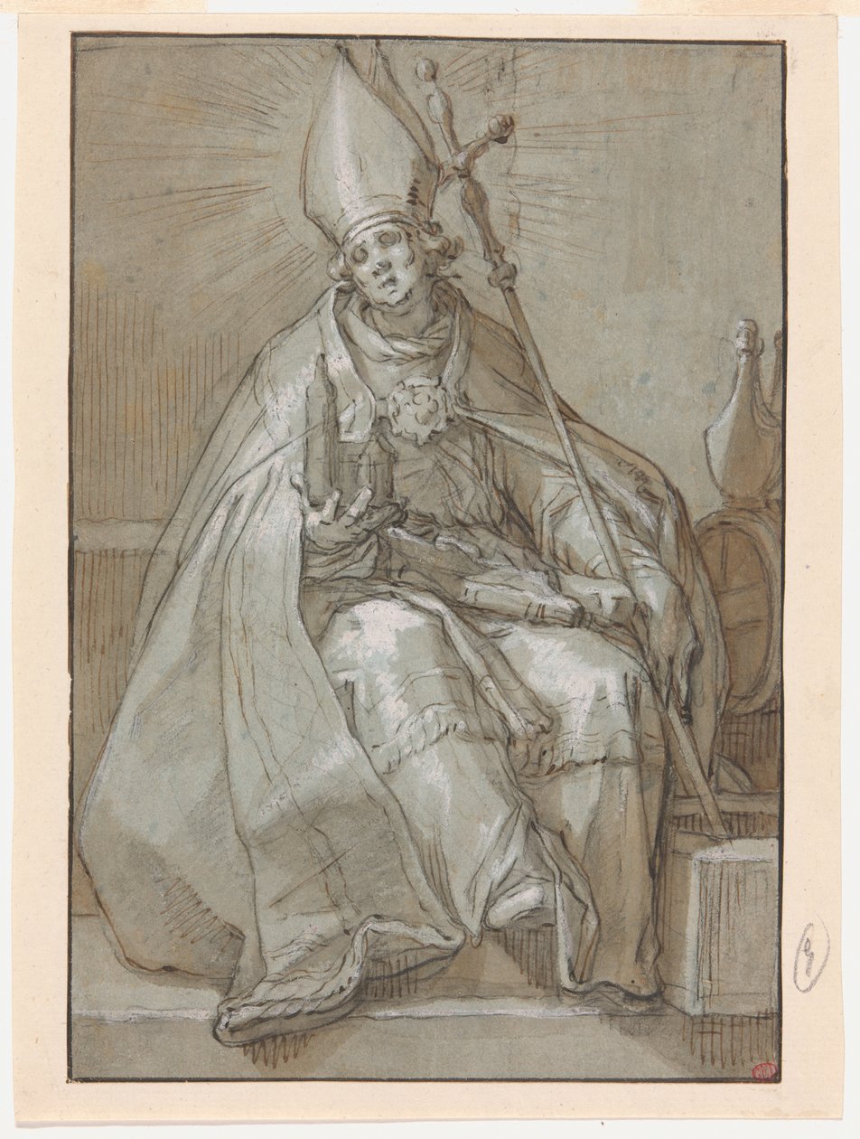 Santo: Willibrord de Abraham Bloemaert