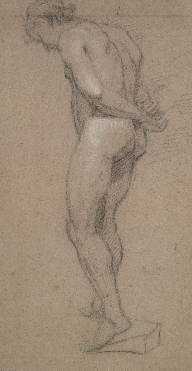 Homem Nú em pé de Abraham Bloemaert