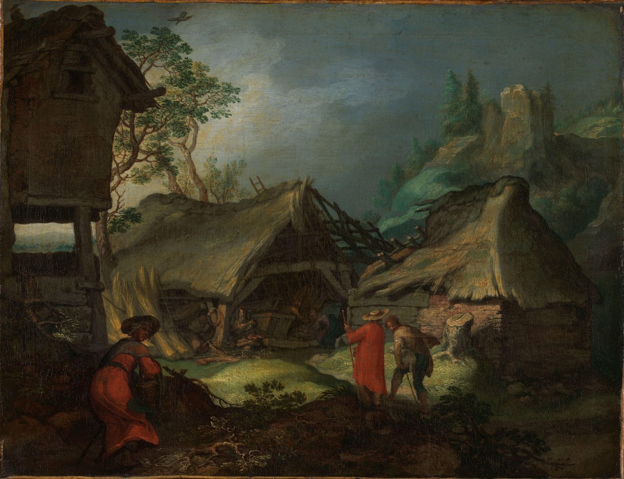 A adoração dos pastores de Abraham Bloemaert