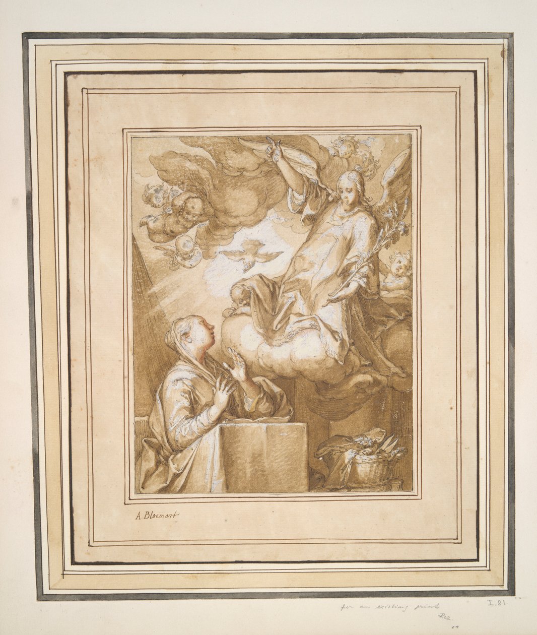 A Anunciação de Abraham Bloemaert