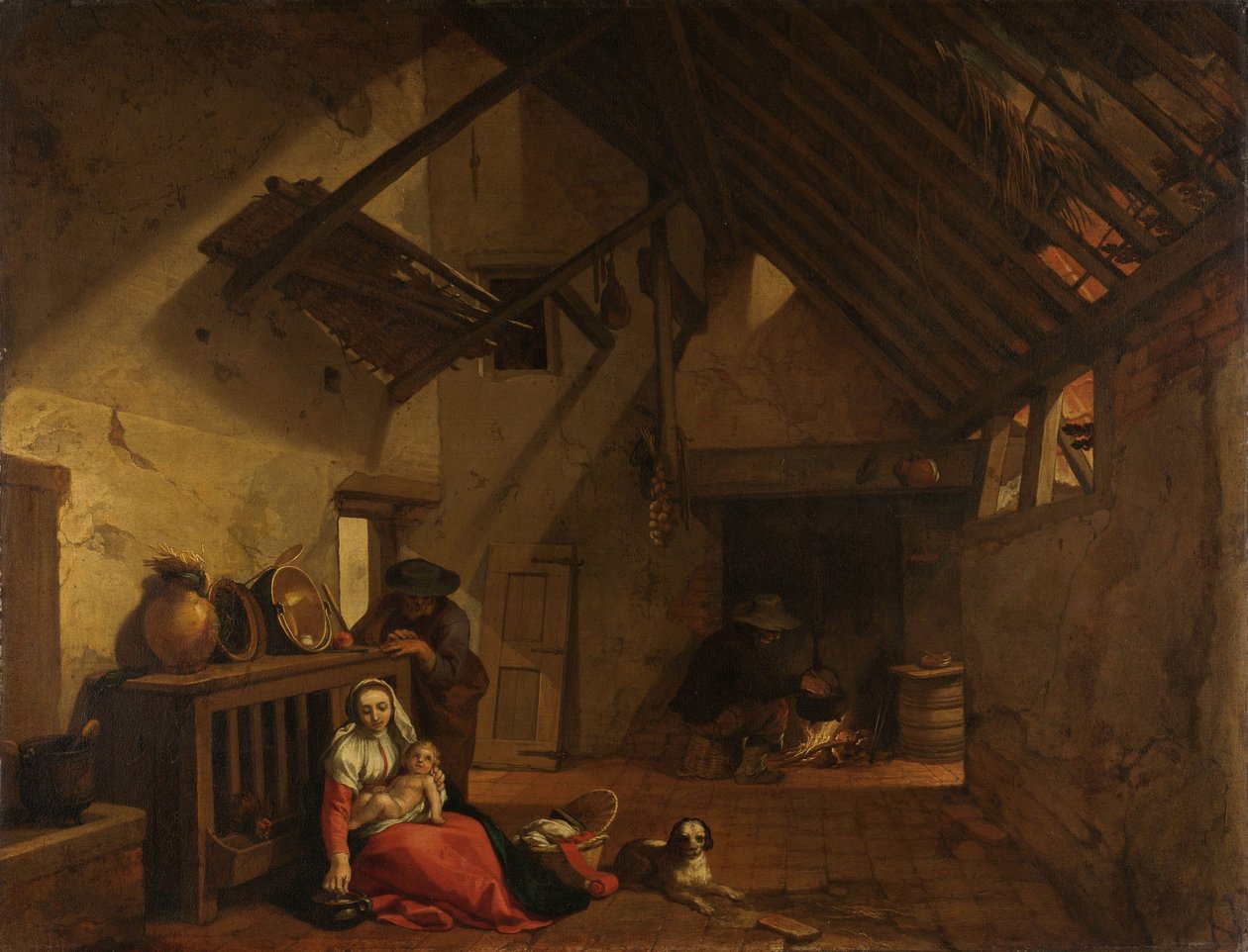 O resto no voo para o Egipto de Abraham Bloemaert