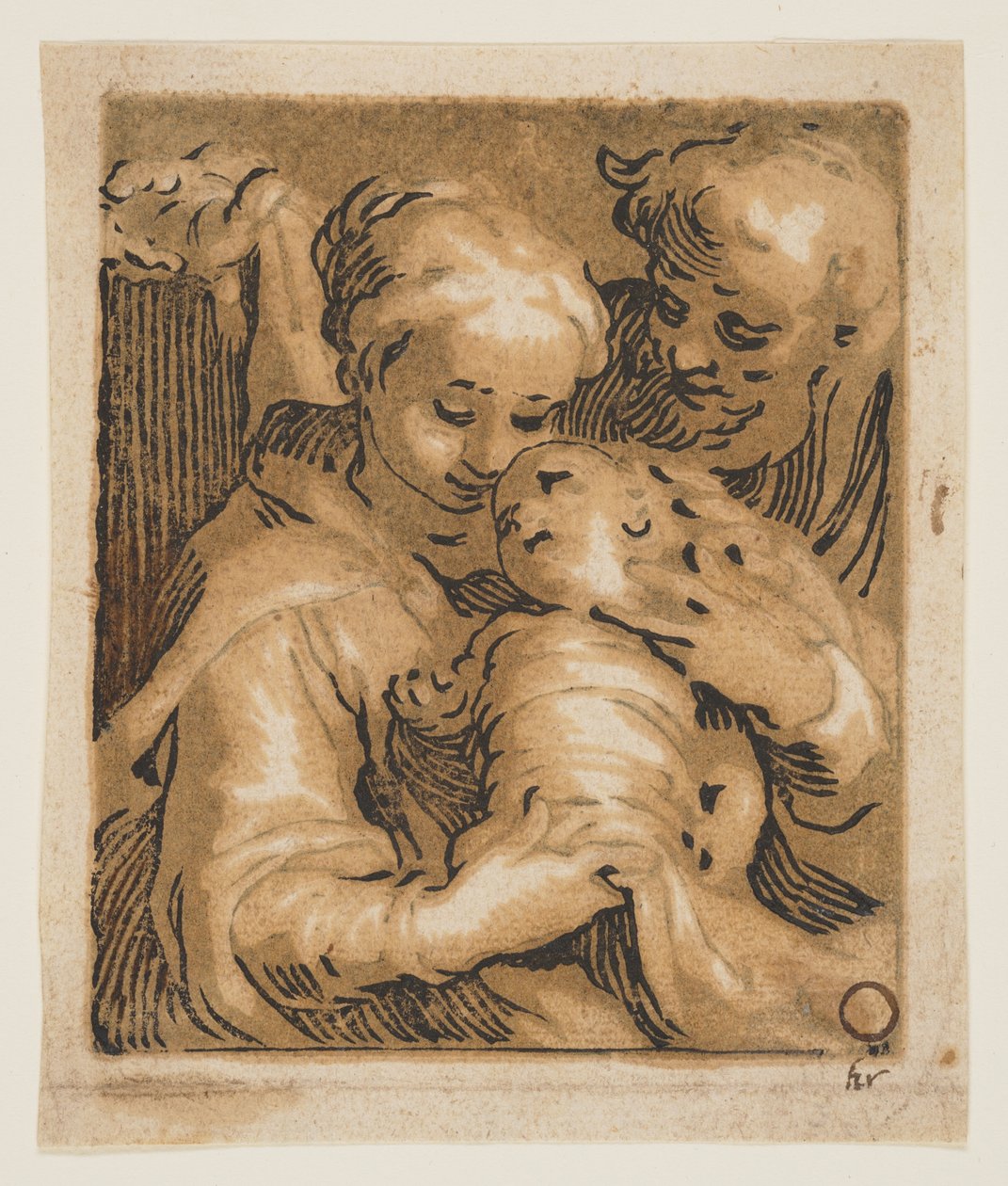 A Virgem e o Menino com São José de Abraham Bloemaert