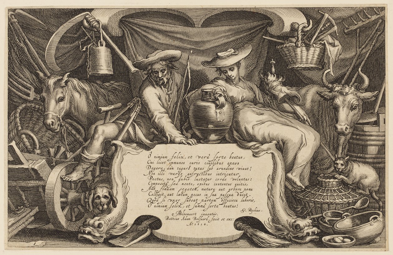 Titlepage, "The Farmhouse and Landscape Series" de Abraham Bloemaert