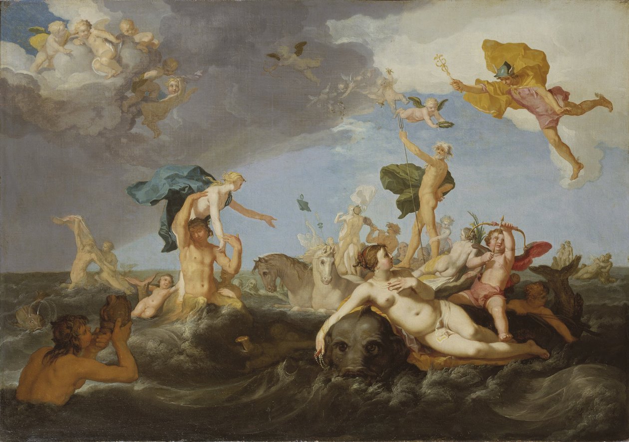 Triunfo de Neptuno de Abraham Bloemaert