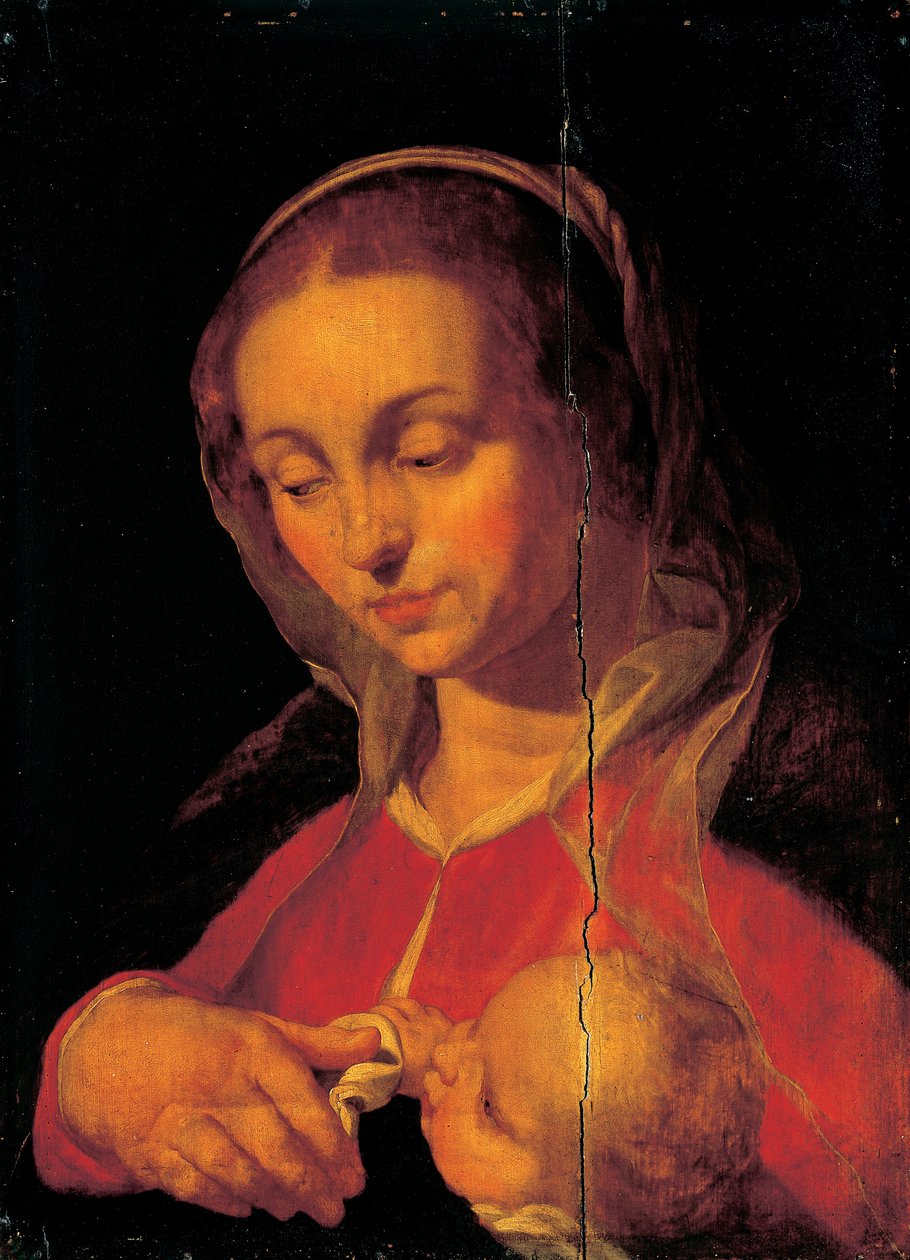 Virgem e o Menino de Abraham Bloemaert