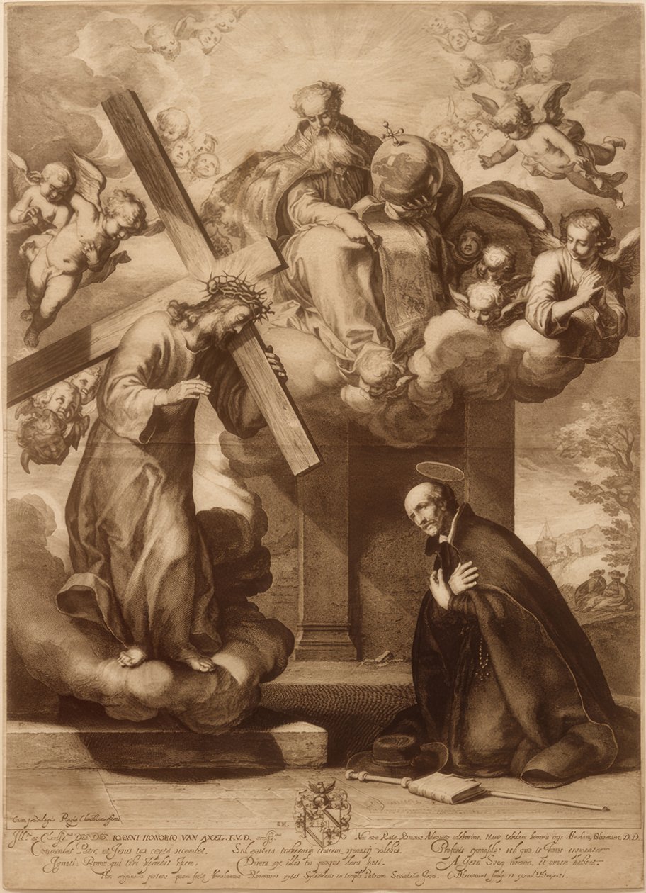 A visão de Inácio de Loyola em La Storta de Abraham Bloemaert