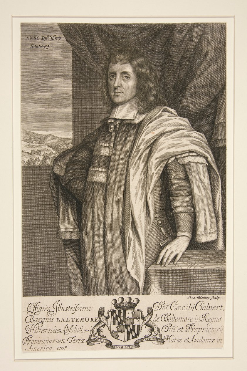 Cecilius Calvert, 2º Barão de Baltimore de Abraham Blooteling