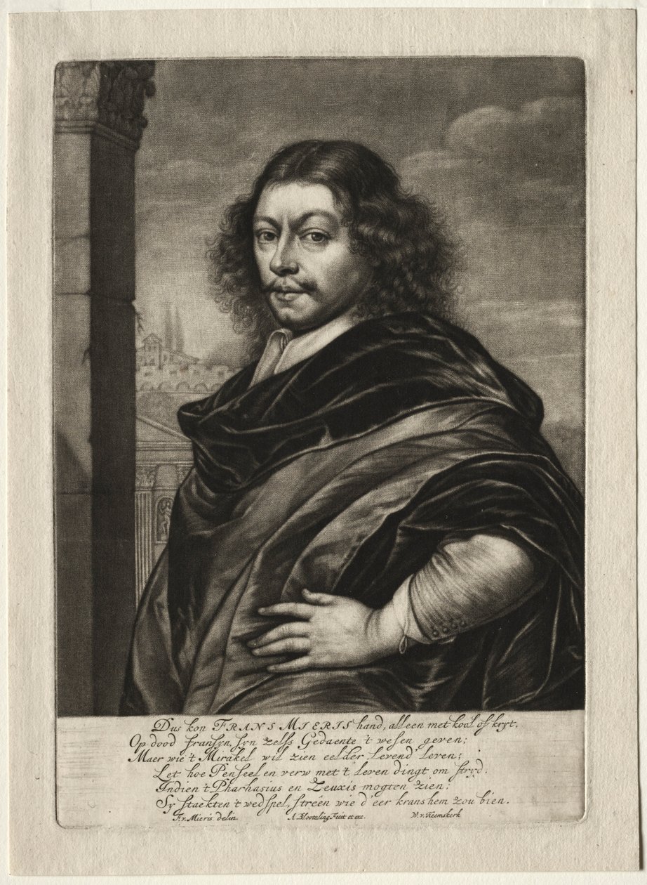 Frans van Mieris I. de Abraham Blooteling