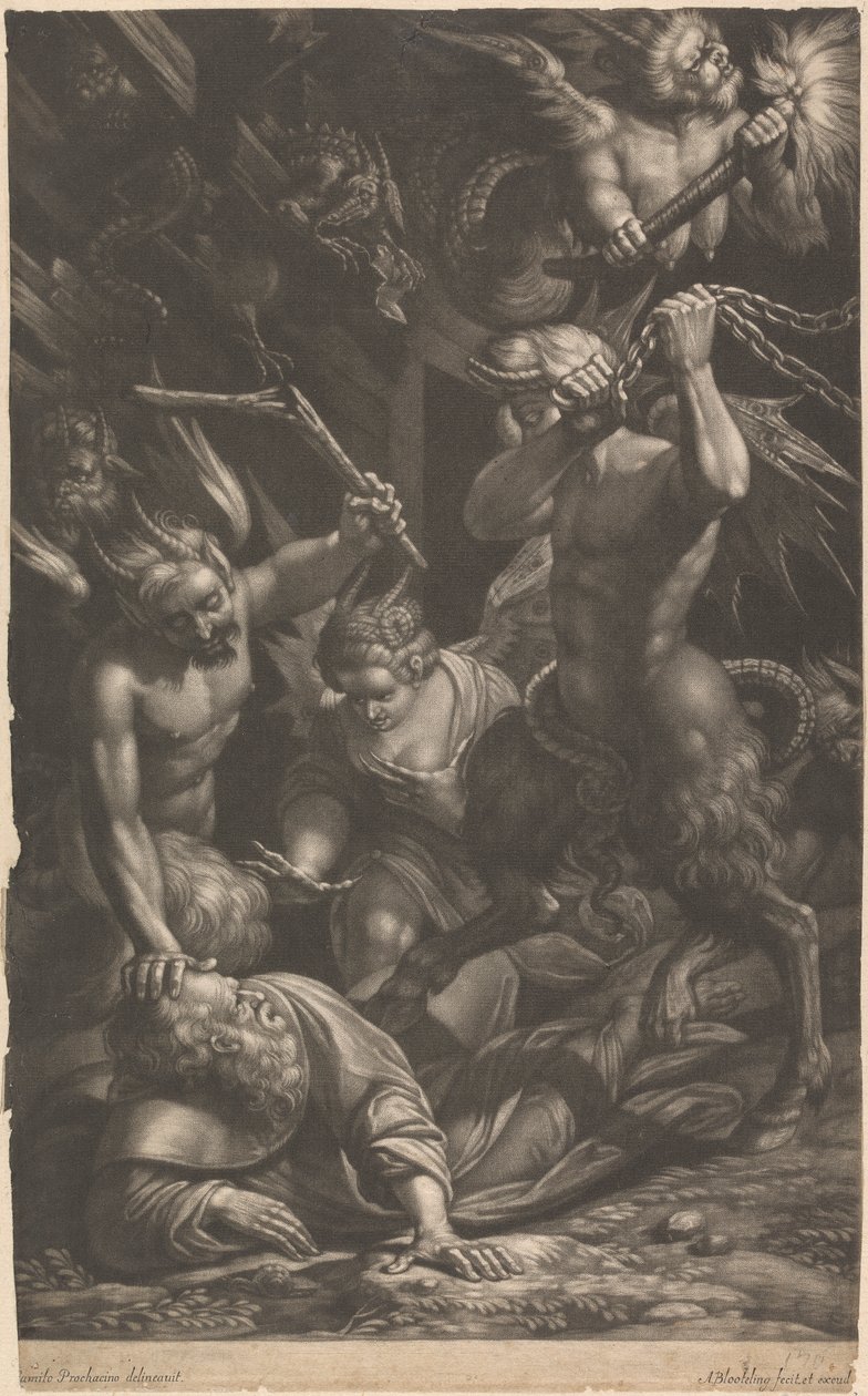 A tentação de Santo António de Abraham Blooteling
