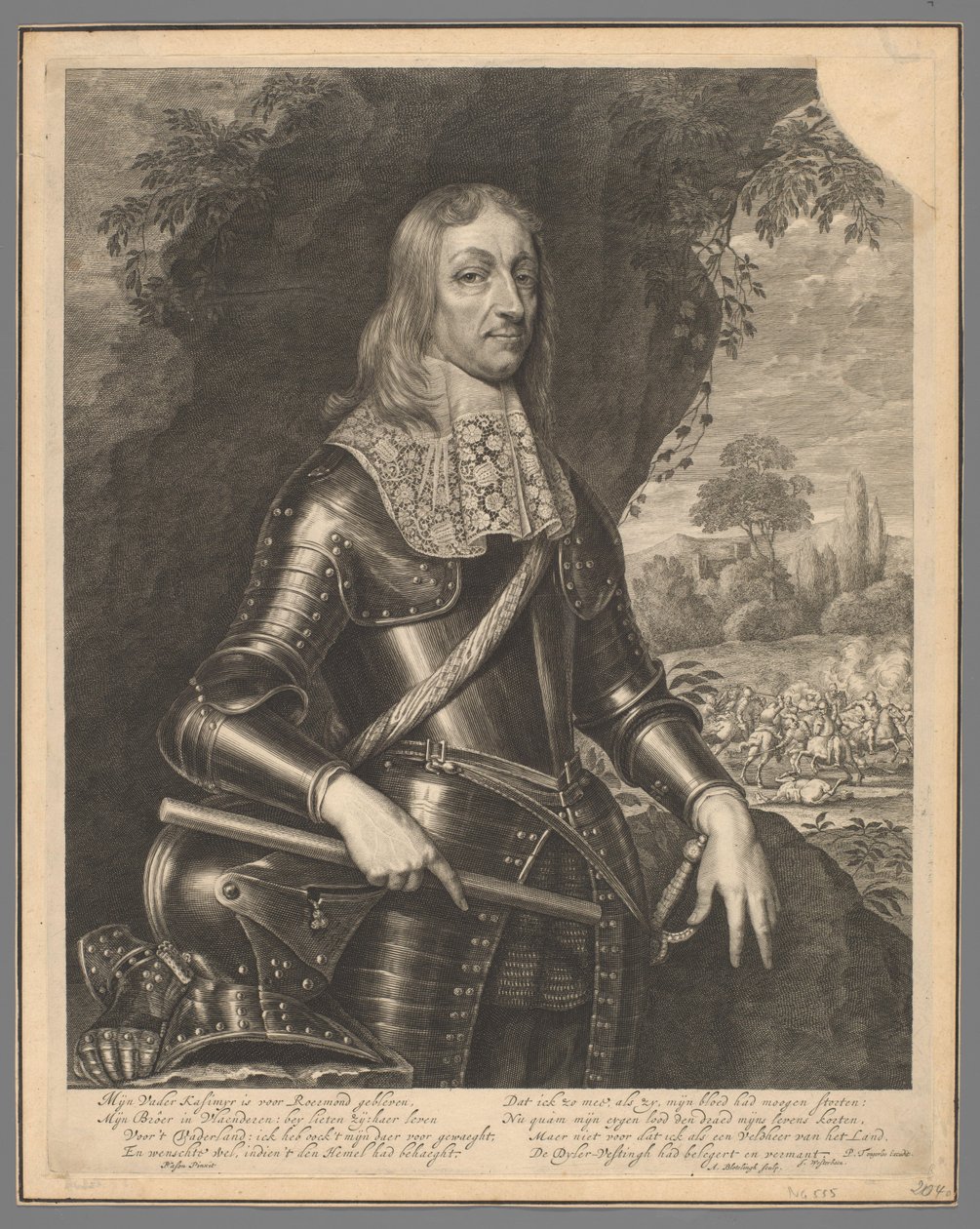 Retrato de Willem Frederik, Conde de Nassau-Dietz de Abraham Bloteling