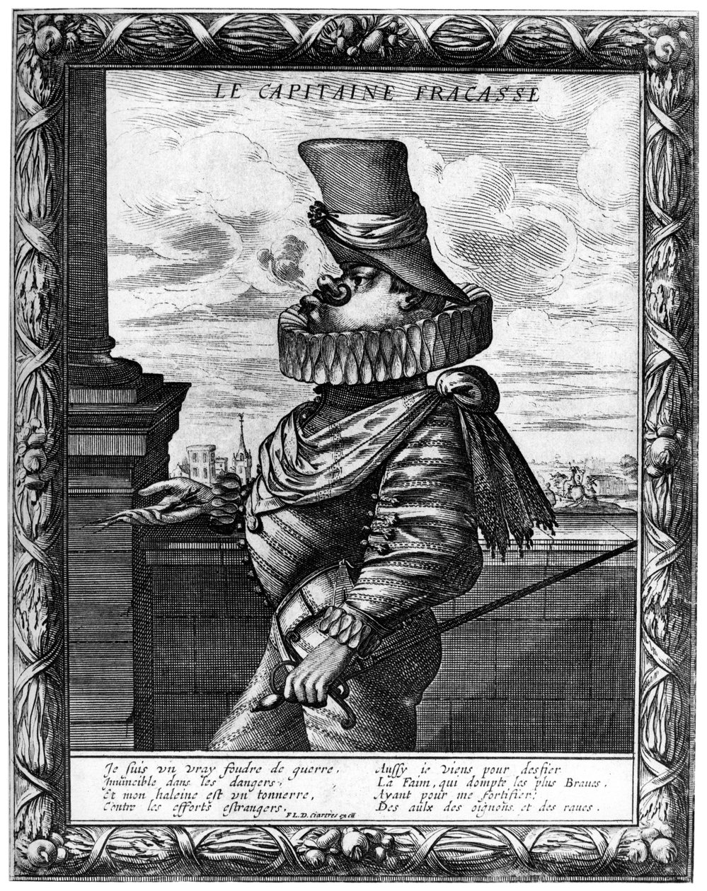 Capitão Fracasse, c120-1670 1924 de Abraham Bosse