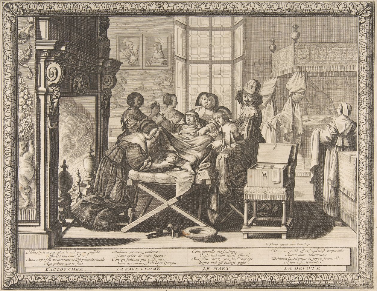 Parto, 1633. de Abraham Bosse