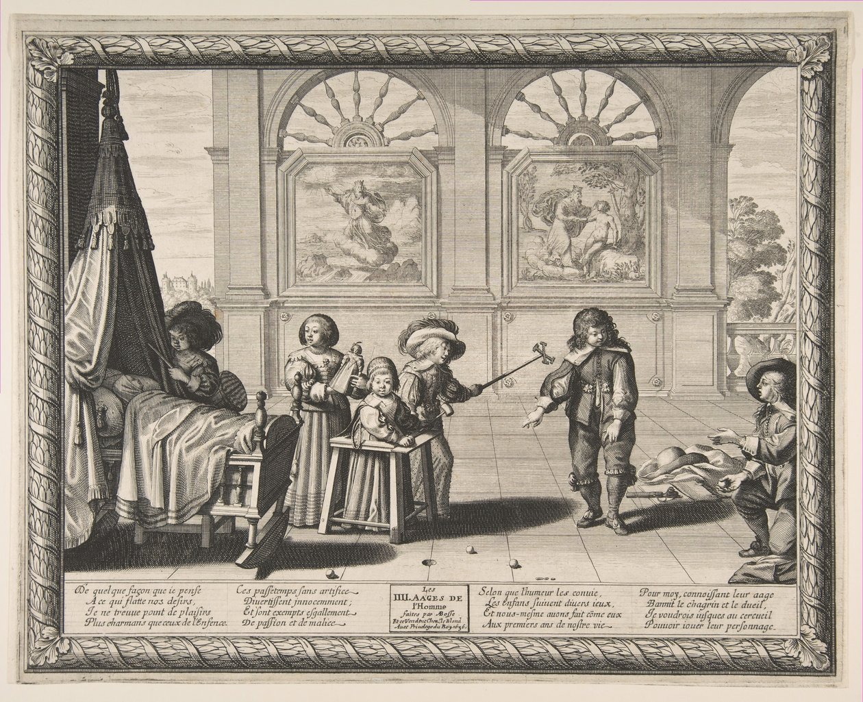 Infância, 1636. de Abraham Bosse