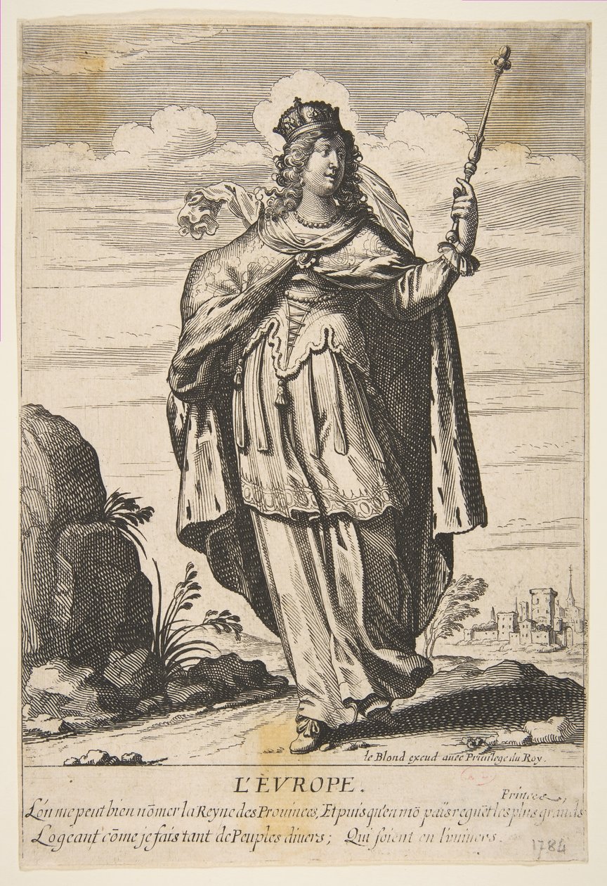 Europa, de meados a final do século XVII. de Abraham Bosse