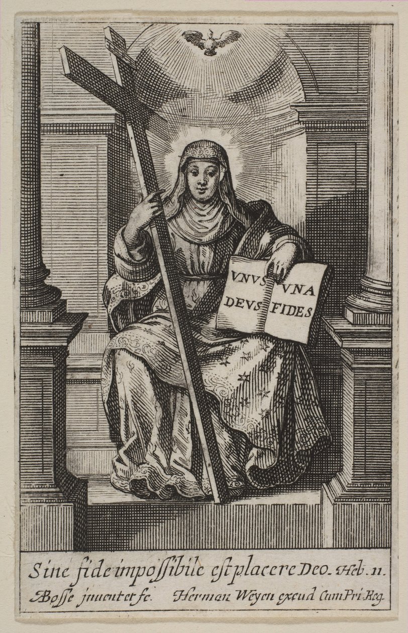 Fé, 1636. de Abraham Bosse