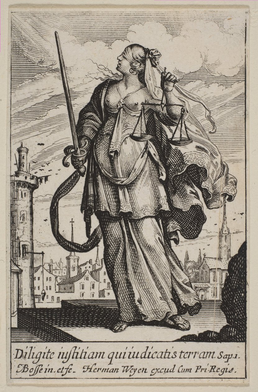 Justiça, 1636. de Abraham Bosse