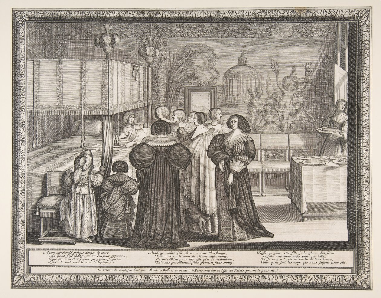 Retorno do batizado, 1633. de Abraham Bosse