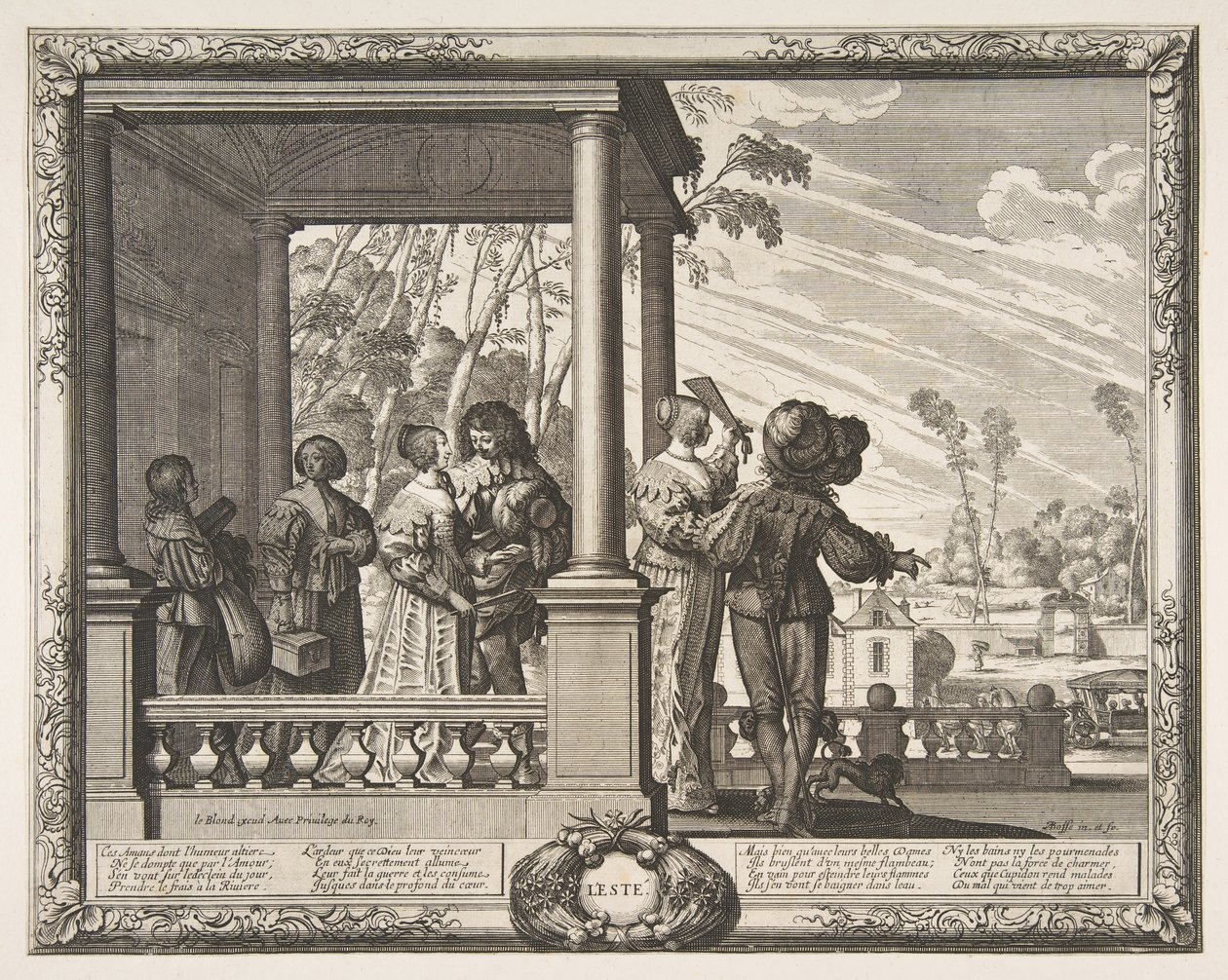 Verão LÉté, ca. 1637 de Abraham Bosse