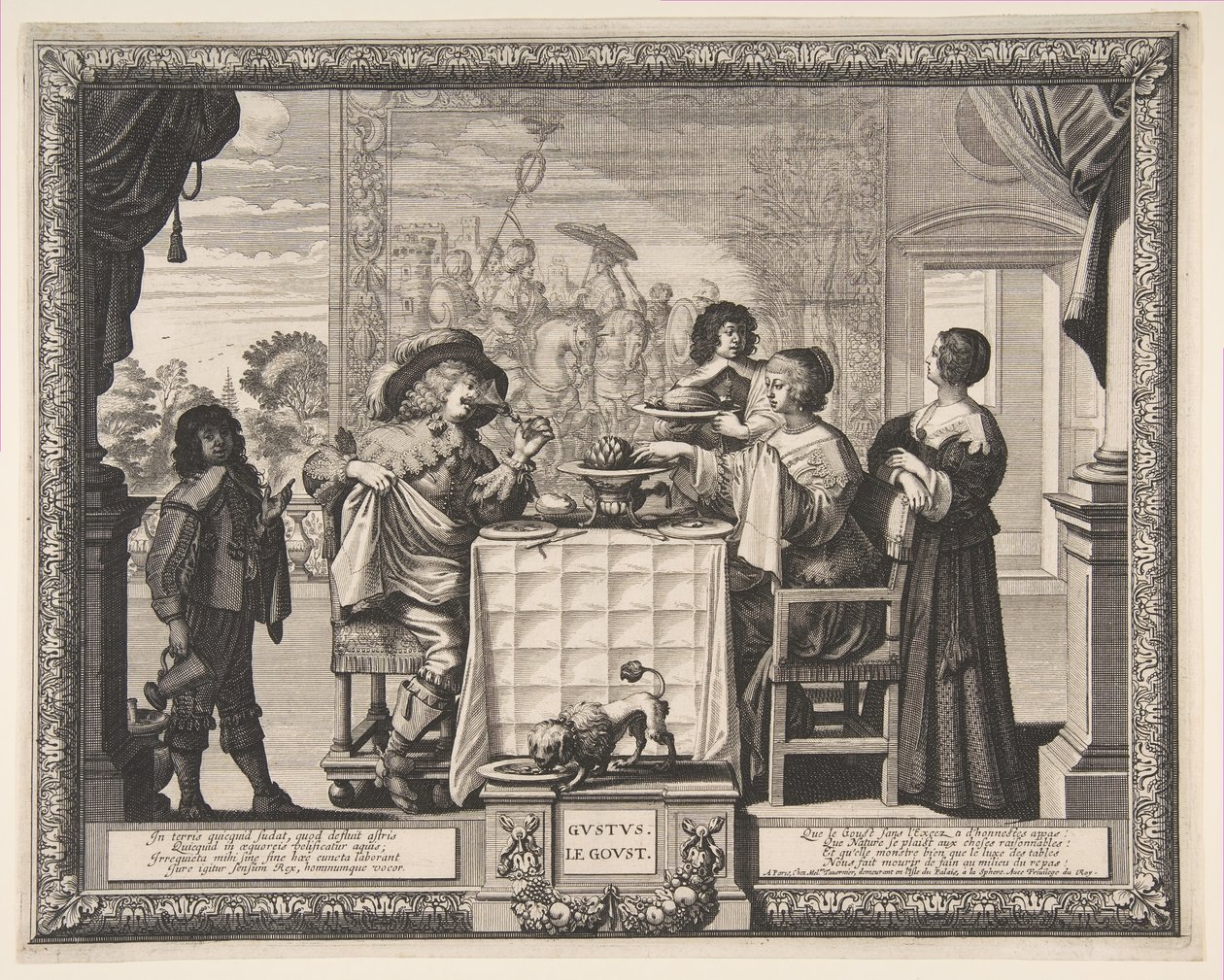 Taste, 1635-38. de Abraham Bosse