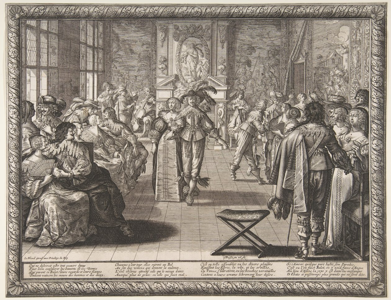 A bola, ca. 1634 de Abraham Bosse